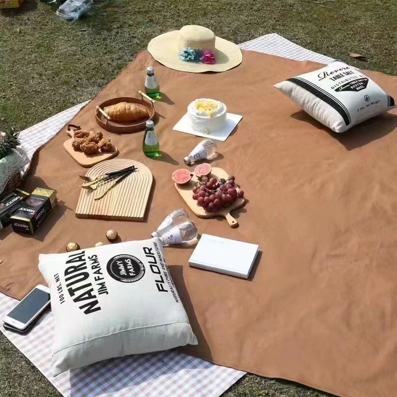Ethnic Style Picnic Blanket, Multi-Use Throw & Camping Mat for Outdoor & Home